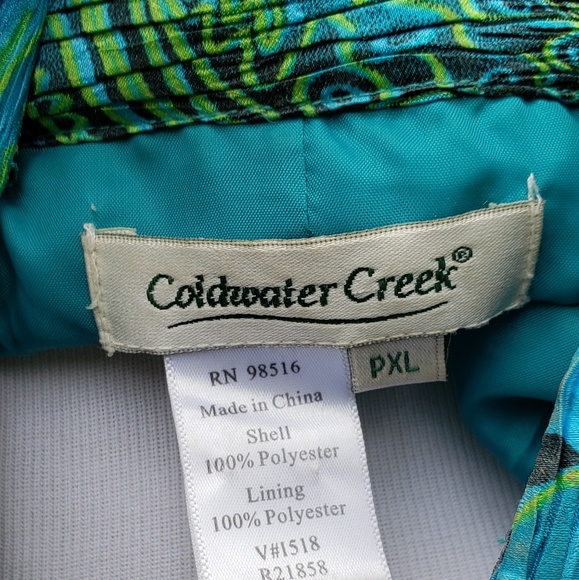 Coldwater Creek PXL Zipper Jacket Mandarin Collar - Picture 5 of 8